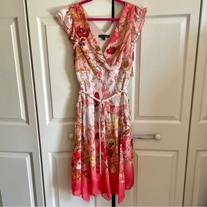 NWT striking floral Easter dress